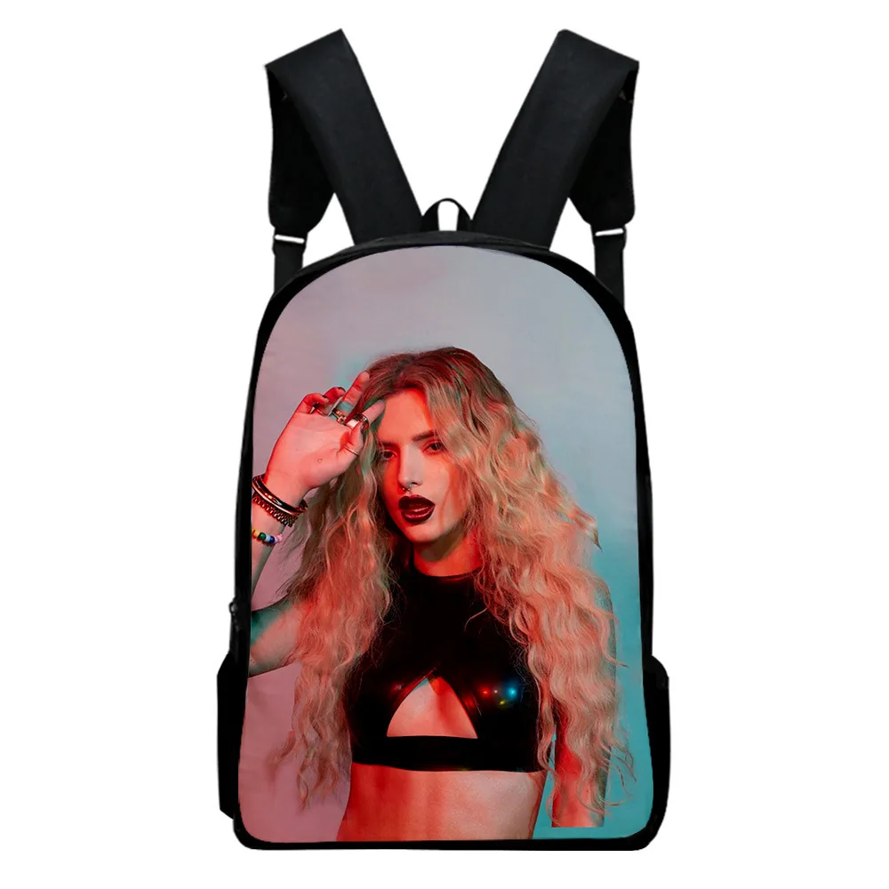 Trendy Popular Bella Thorne Notebook Backpacks pupil School Bags 3D Print Oxford Waterproof Boys/Girls Laptop Backpacks