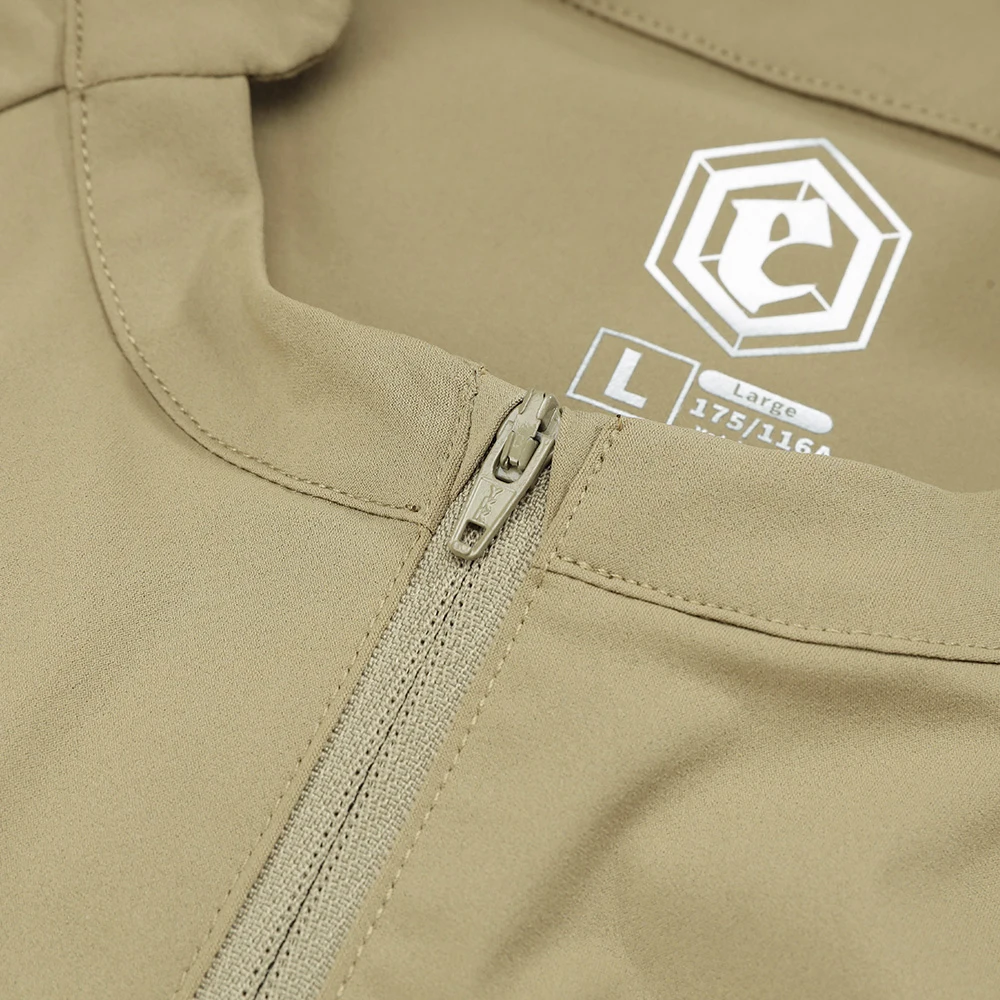 Emersongear Blue Label Hunter Sonnenschutz-T-Shirt, langärmeliges Poloshirt, tägliches Oberteil, T-Shirt, Fitness, ergonomisch, elastisch, UPF100+ – Detail 16