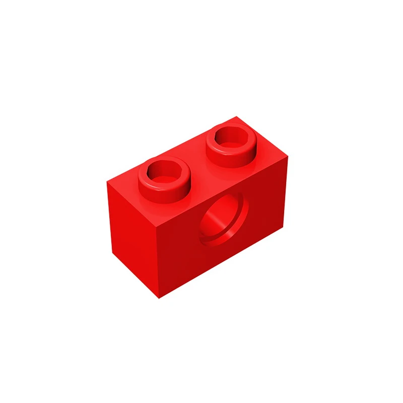 Gobricks-piezas de bloques de construcción para niños, juguete educativo de 10 piezas, MOC 3700, 1x2, Compatible con Hol, regalo, 2022