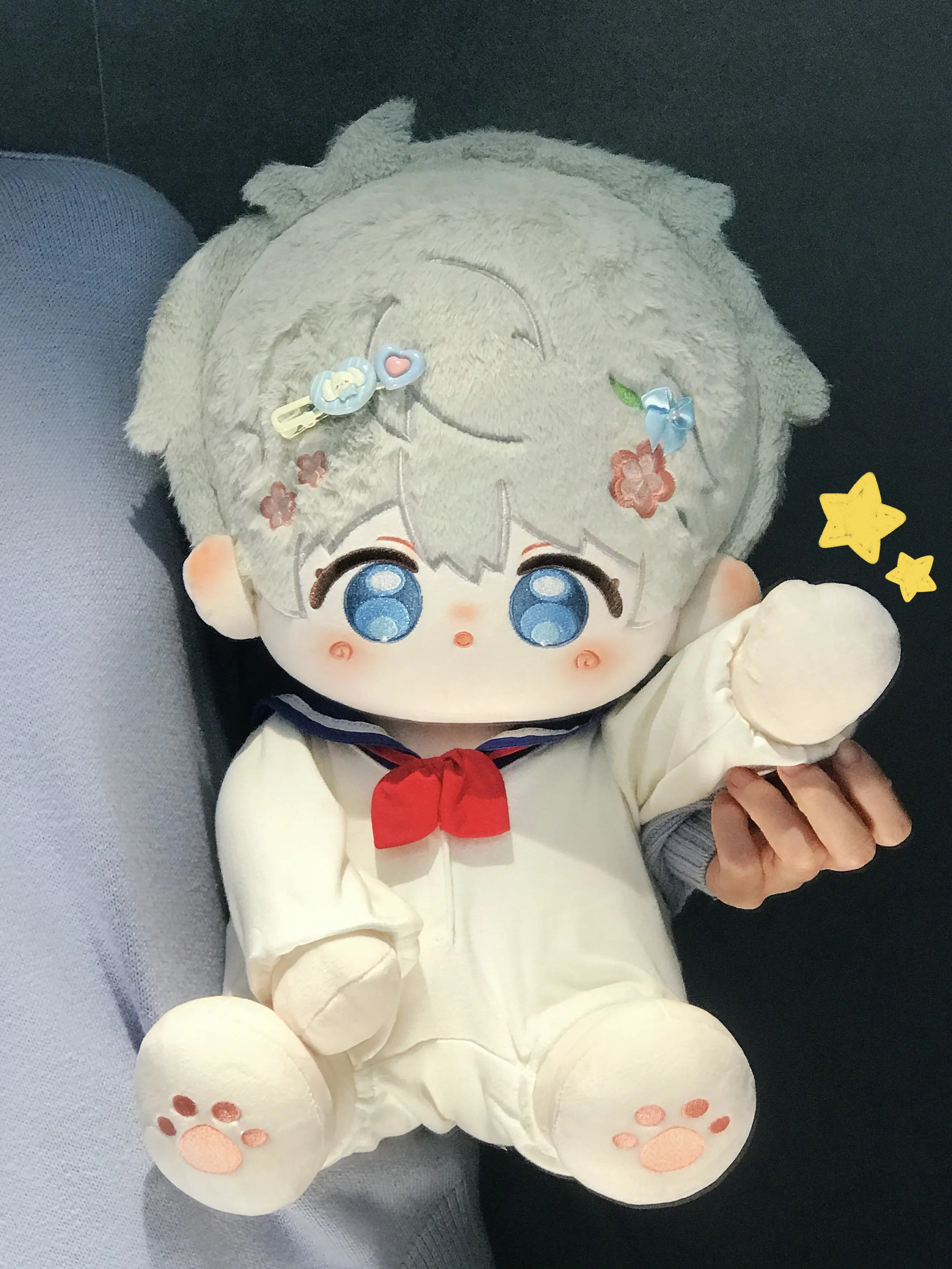 40cm Love And Deep Space Game Peripherals Rafayel Xavier Zayne Sylus Caleb Sitting Cotton Doll Merchandise Fans Birthday Gift