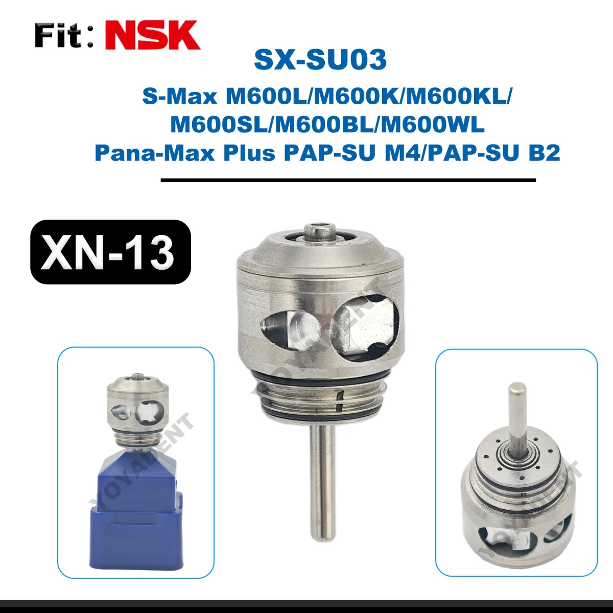 

For NSK SX-SU03 Cartridge Rotor S-Max M600 M600L M600KL Pana Max Plus High Speed Handpiece Turbine Rotor Accessories