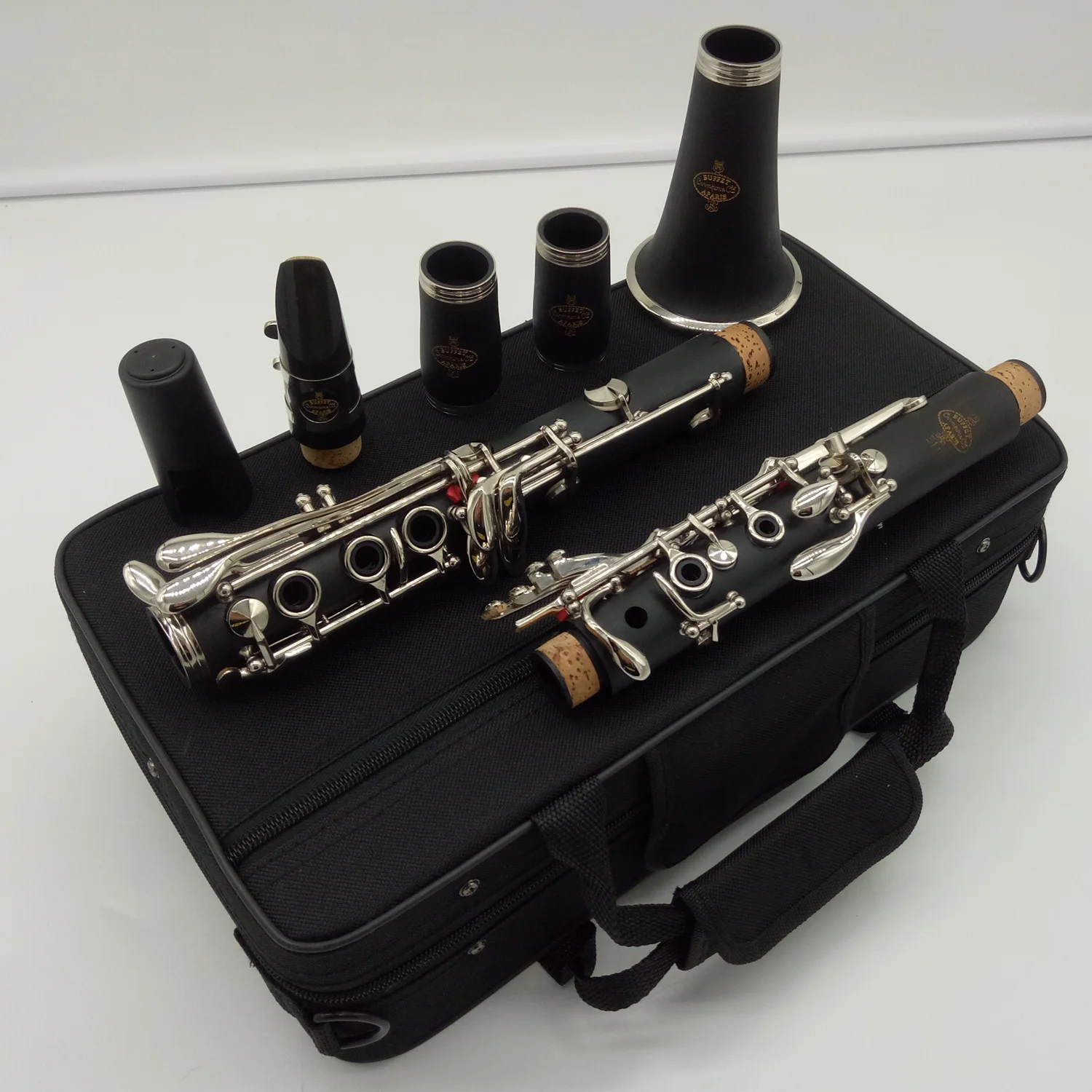 New MFC Professional Bb Clarinet E11 Bakelite Clarinets Nickel Silver Key Musical Instruments Case Mouthpiece Reeds