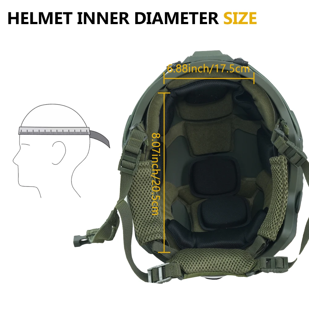 BOOIU Fast Tactical Helmet Wendy Suspension System Fiberglass Outdoor Activity Training Safety Riot And Rapid Protection Helmet
