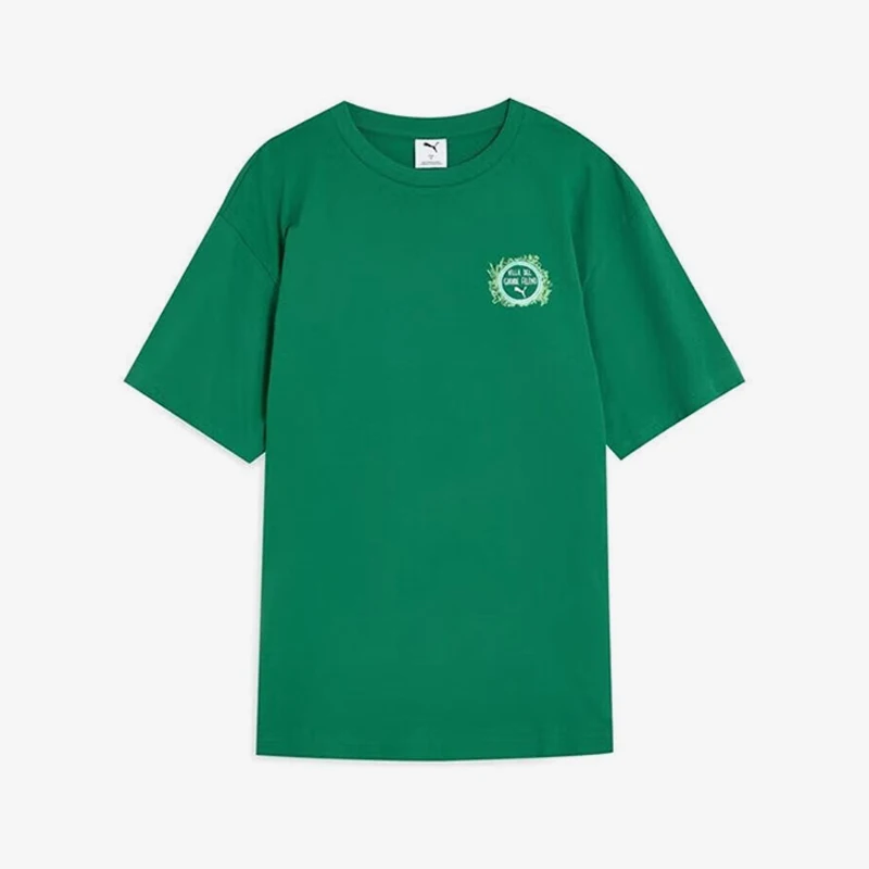 

Puma Genuine 2025 летняя повседневная футболка унисекс с большим принтом 633337-86