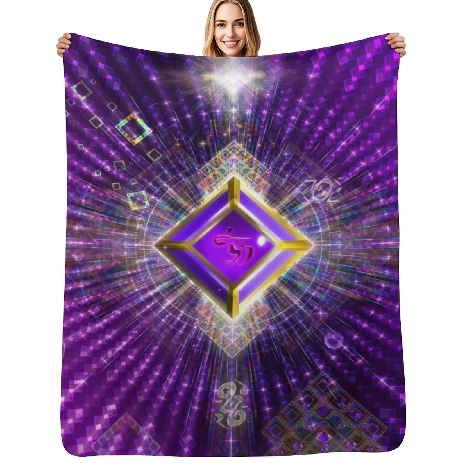 

Psychic Energy Throw Blanket Weighted Cute For Sofa Thin bed plaid Blanket