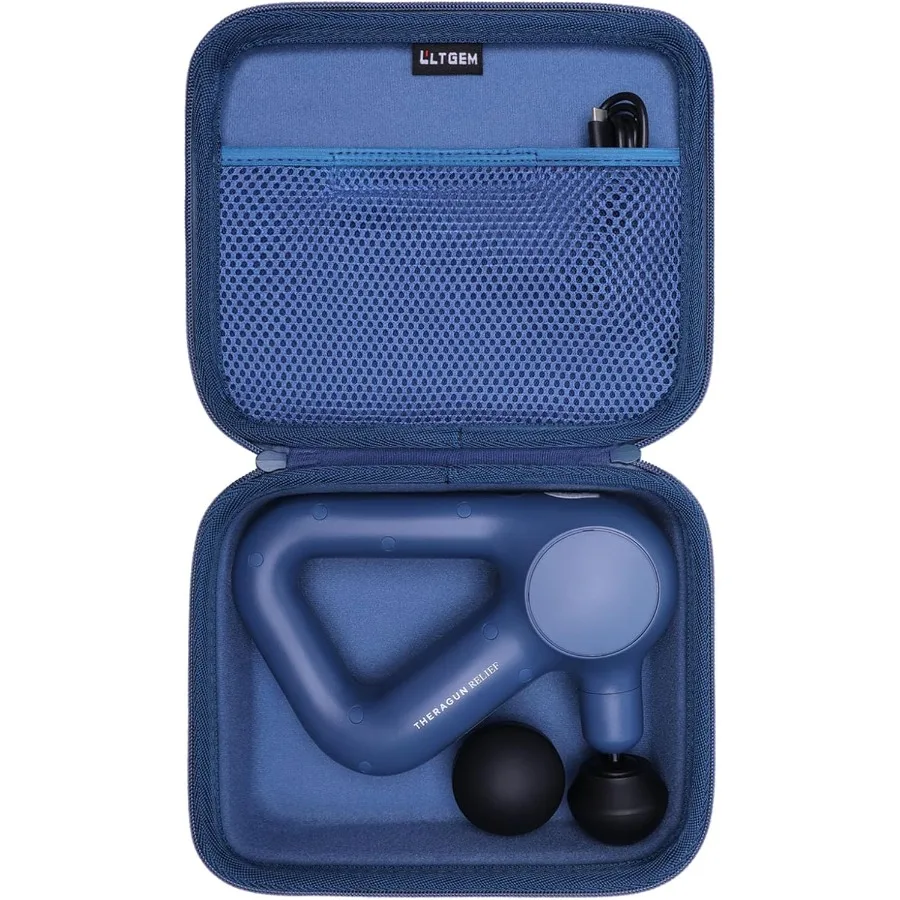 

Защитный чехол TravelReady для ручного перкуссионного массажного пистолета, совместимый с рельефным пистолетом TheraGun, идеально подходящий для шеи, спины Le