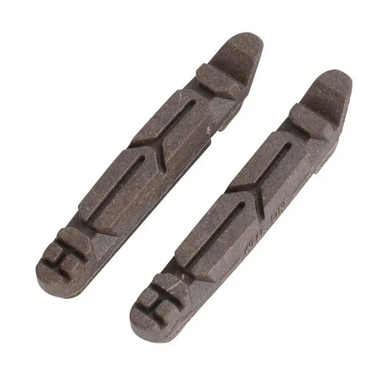 Road Bike Brake Pads Multipurpose Road Bike Brake Pads 2PCS User-Friendly No Damage Riding Supplies Reusable Brake Pads For