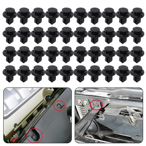 Imagen 2 del producto Montaje para Honda CR V 2002 2006 con rejilla, capó de maletero, parachoques, faldón lateral, Panel embellecedor, protector de bahía de motor, Clip de capó