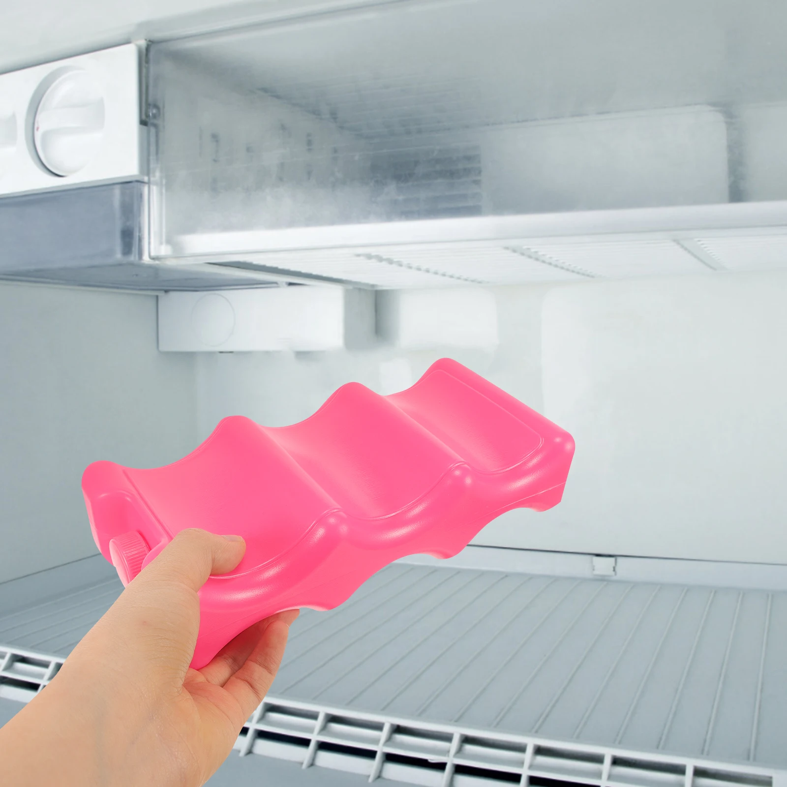 2個入り 冷却剤入り母乳保存ボックス 再利用可能 レッド クーリングポーチ ボトル4本収納可能 ミルクを新鮮に保つ 実用的なクーラー用保冷剤