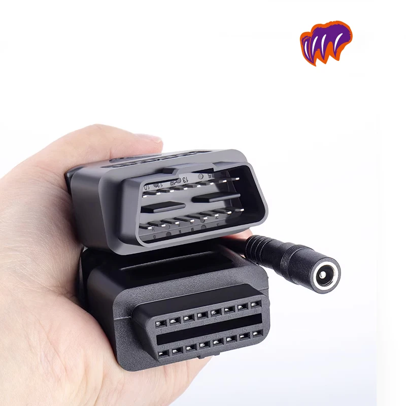 

Cable 150cm & 50cm 24AWG Car Charger OBD2 16 Pin DC Converter Module 12V with OBDII Female Cable Low Voltage Protection