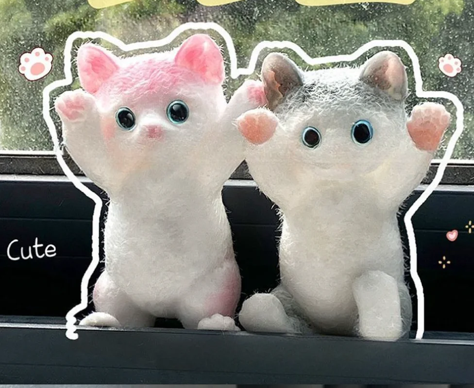 New Products Simulated Cat Pinching And Stress Relieving Toys Diy Creative Gifts, Cute Ornaments As Holiday Surprises For Friend image 4