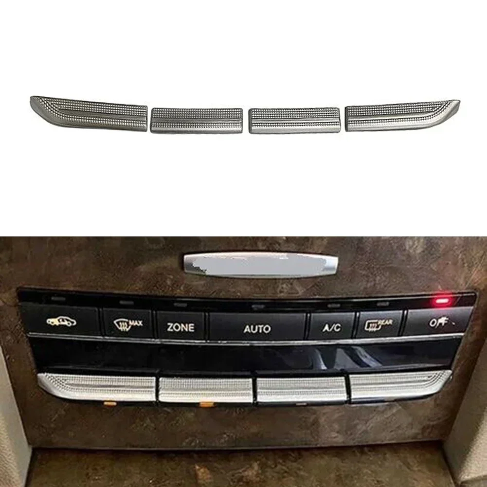 Car Air Conditioner Outlet Vent Button Cover Trim For Mercedes-Benz E Class W212 E200 260 2009 2010 2011 2012 2013 2014 2015