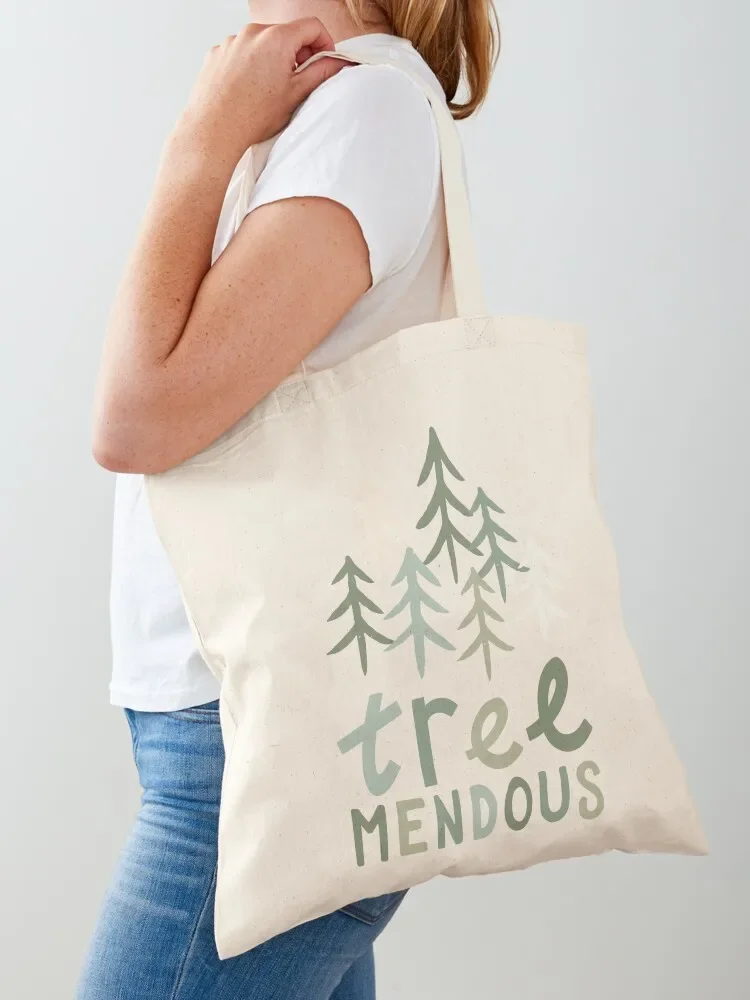 

TREE-mendous Tote Bag eco pack Canvas shoulder bag Canvas foldable reusable bag