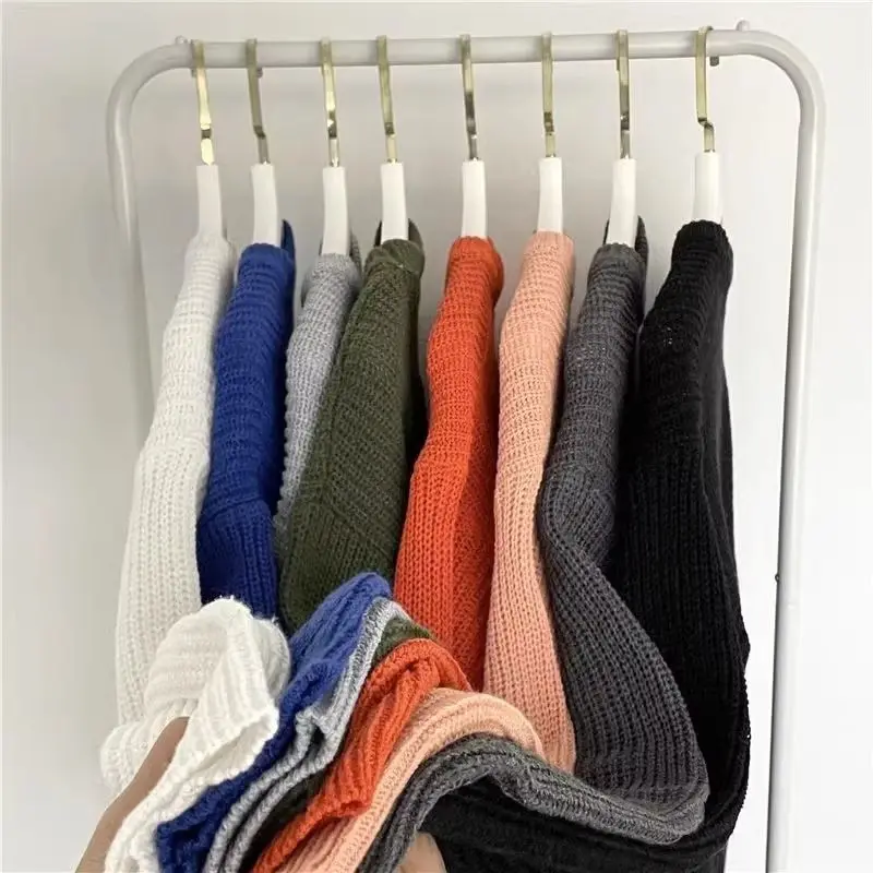 Men's Sweater Vertical Stripes Round Neck Pullovers High Quality Inner Soft Knitted Fashion Versatile Undershirt