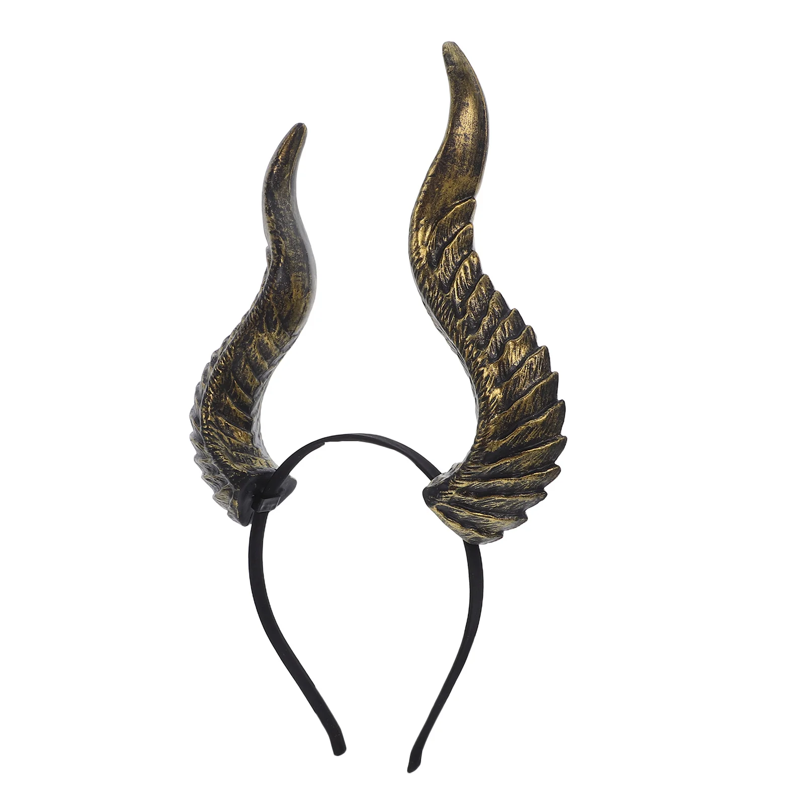 1pcs Horns Headband Adjustable Resin Halloween Cosplay Headband With Horns Party Decorations Universal Fit For Adults Kids