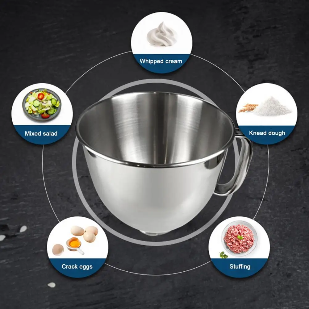 

Easy to Clean Mixing Bowl Durable Stainless Steel Mixing Bowl Set for Home Kitchen Bakery Use Capacity Baking Bowls Mixer Bowl