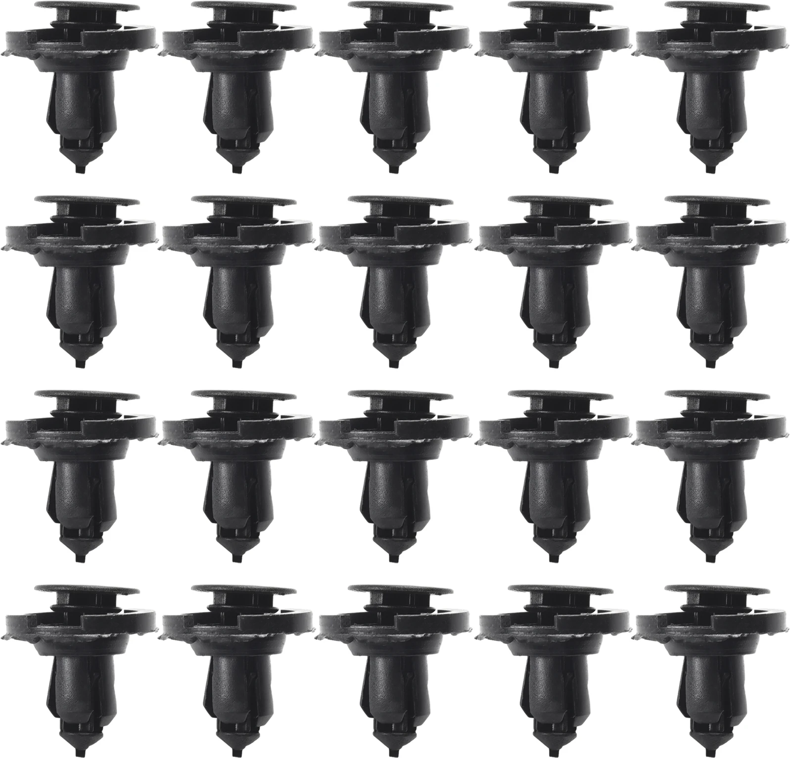 

20pcs Push Type Rocker Moulding Trim Clips Side Skirt Fasteners Trim Clips Fasteners With Sealer #909140055