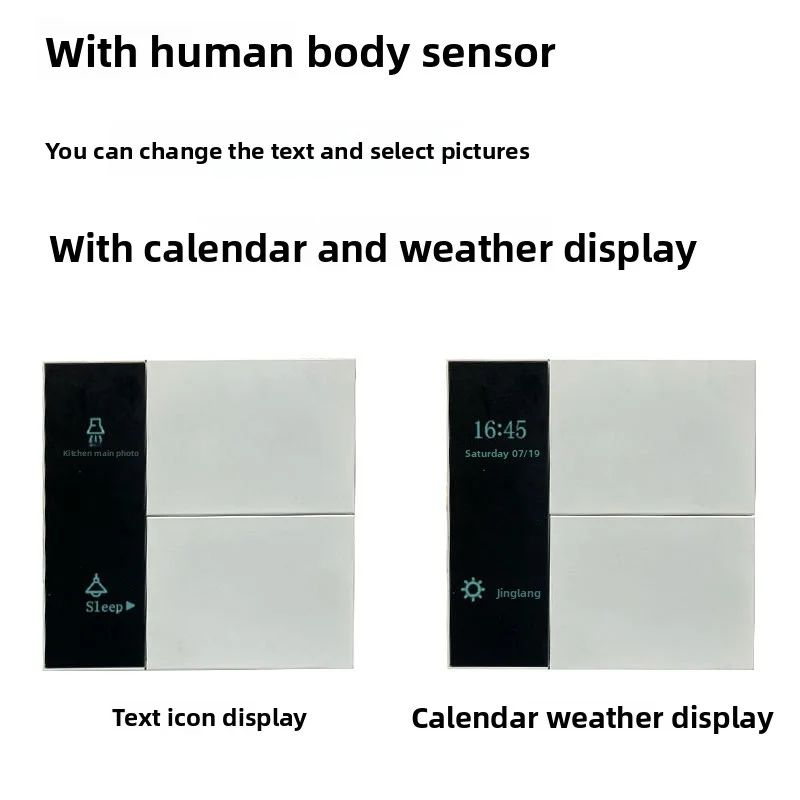 สวิตช์หน้าจออัจฉริยะ Tuya รองรับ Zigbee ปุ่มปรับแต่งเอง สวิตช์ควบคุมผ่านแอป สั่งงานด้วยเสียง ตั้งเวลาปิดเครื่อง พร้อมเซ็นเซอร์ตรวจจับร่างกาย