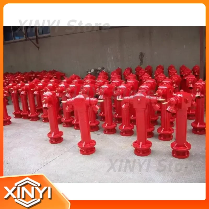 for Outdoor Ductile Iron Oblique Globe Valve Flexible Bidirectional Wet Type Fire Fighting Equipment Fitting