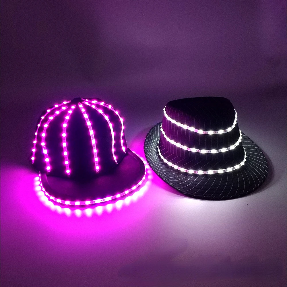 1pcs Flashing Baseball Hats Light Up Caps Even Party Event Holiday  Bar   Glow Party Supplies     Halloween