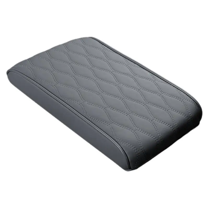 Car Center Console Pad All-Season Artificial Leather Pad For Center Console Road Trip Elbow Rest Automotive Trim For Off-Road