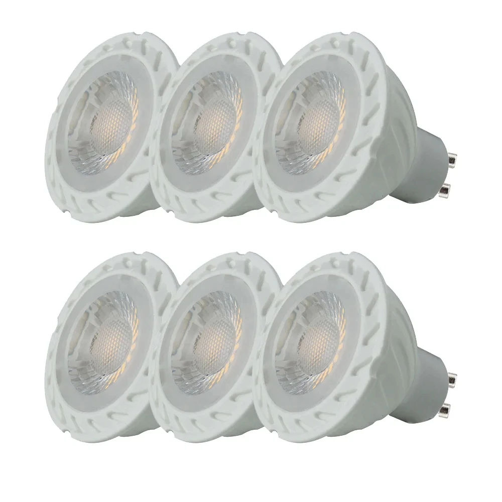 

6-Piece GU10 LED Light Bulb 50W Halogen Equivalent 3000K 4000K 5000K Non-Dimmable No-Flicker LED Bulb for Track Light Home Light