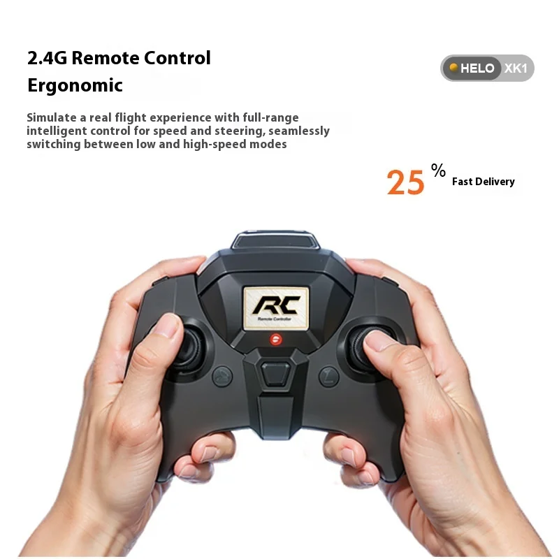 🚁   Mini Helicóptero RC XK1 de 3.5 Canales |   Dron con Retención de Altitud de 2.4G, con Luces LED, Regalo para Niños y Aficionados