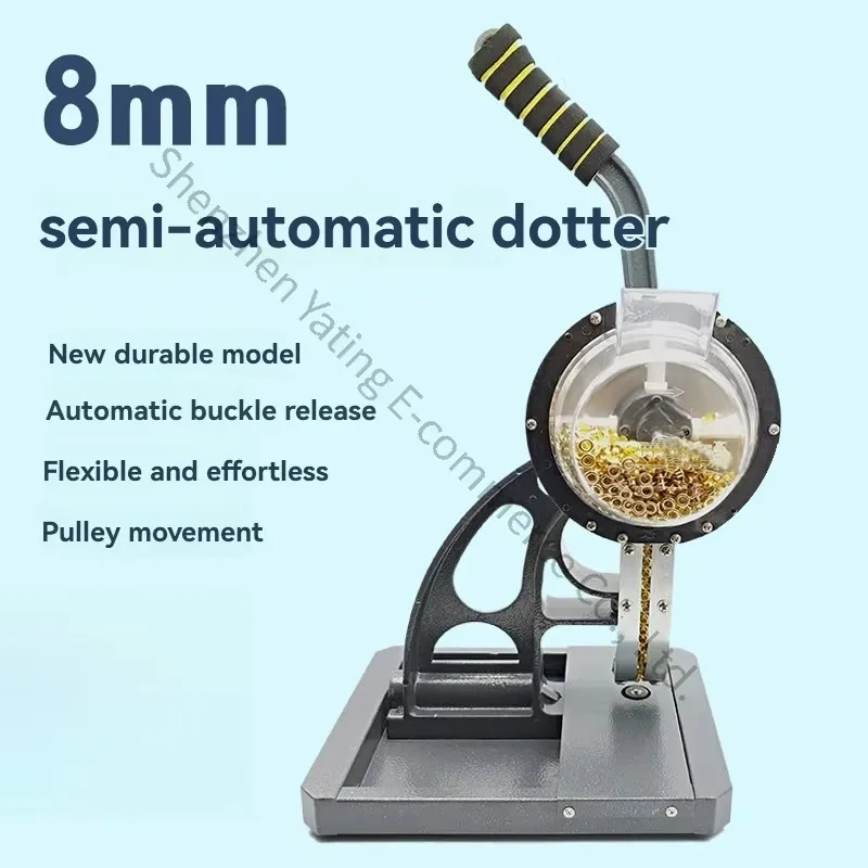 Semi-automatic Ring-free Buckle Machine Steel Buttonhole Inkjet Cloth Buttonhole Cornhole Buckle
