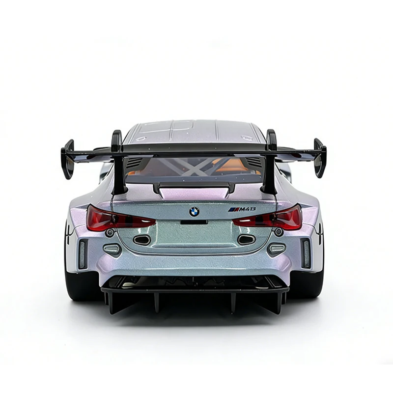 Novo 1:24 bmw m4 gt3 supercar liga modelo de carro som e luz brinquedo das crianças colecionáveis presente aniversário