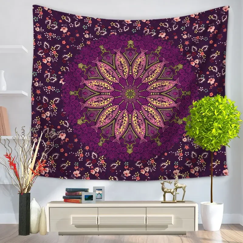 Mandala-Wandteppich für Heimdekoration, Wandbehang, Strandüberwurf, Handtuch, Stranddecke und Matte
