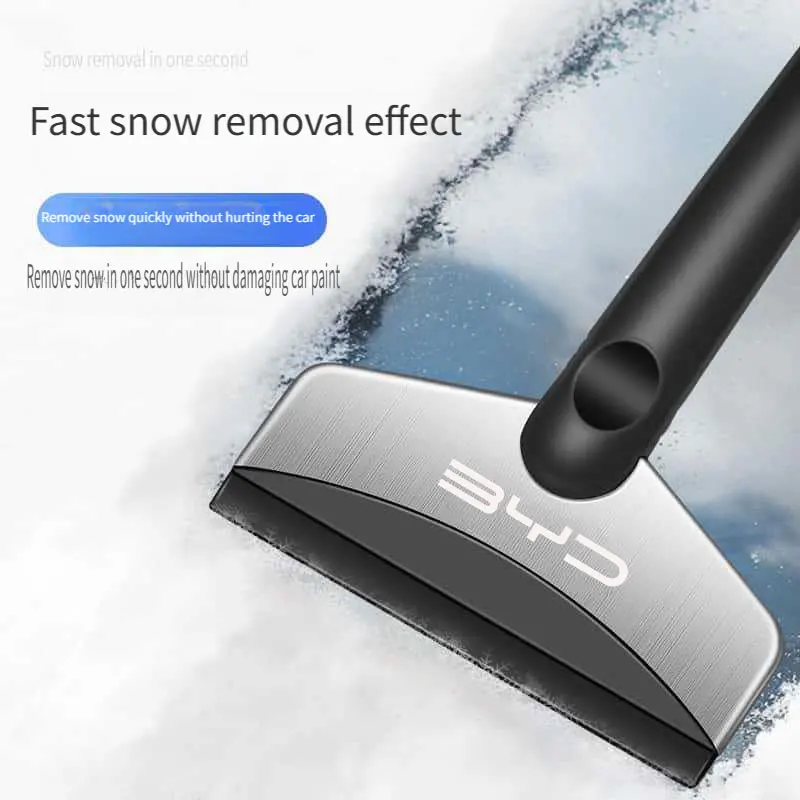 

BYD car ice scraper snow shovel windshield defrost car winter stainless steel car accessories