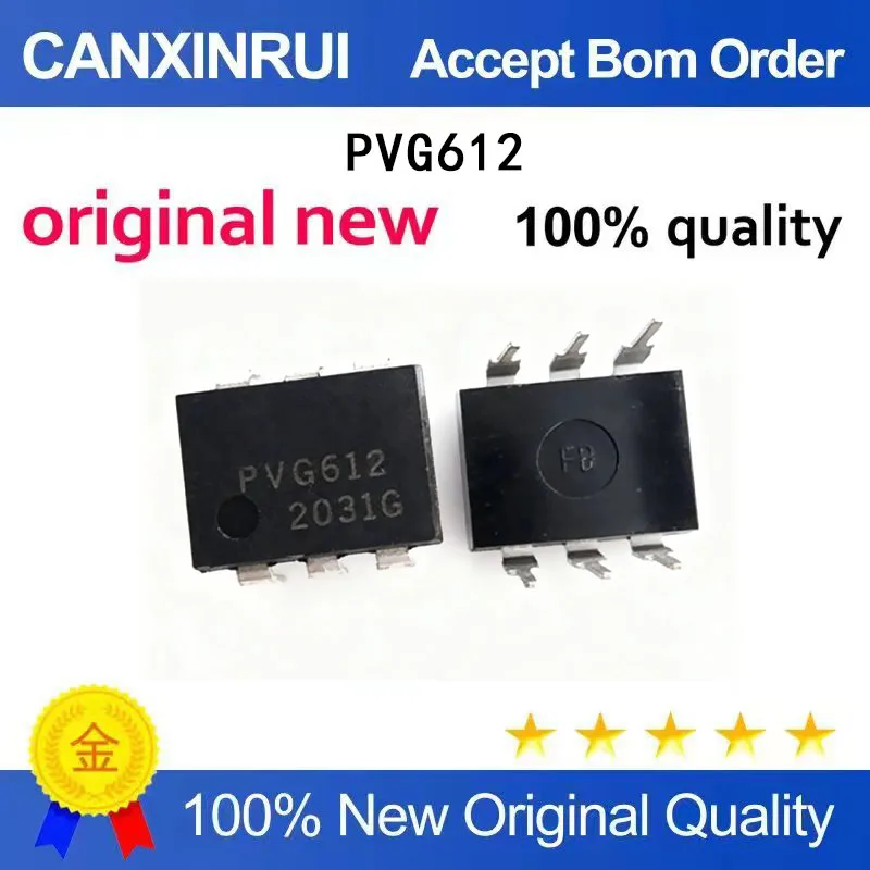 

(5-100 Pieces) New PVG612 Direct DIP-6 Pin Optocoupler Solid State Relay Spot Chip IC