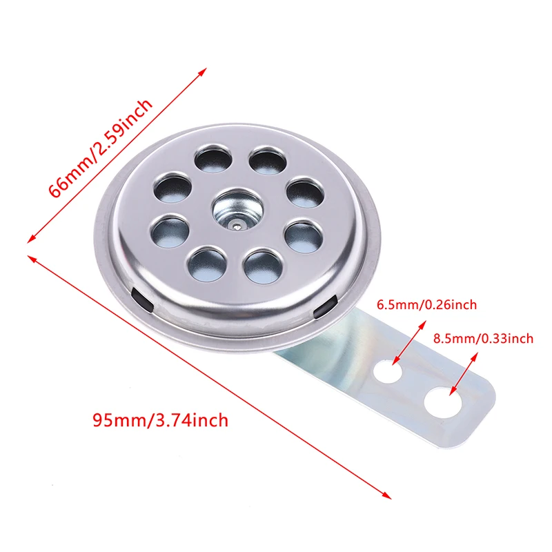 جديد 1 قطعة العالمي مقاوم للماء القرن الكهربائي LVEE DL70 سلسلة 6 فولت/12 فولت دراجة نارية القرن 105db موتو دراجة نارية سكوتر بصوت عال