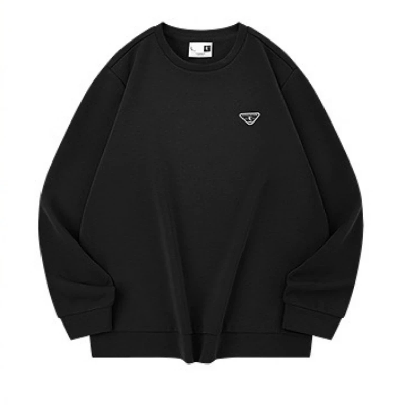 

QIAODAN Crew Neck Sports Pullovers Men's 2025 Winter New Loose Warm Fashion Versatile Long-sleeved Thickened Tops QXEWD3253007A