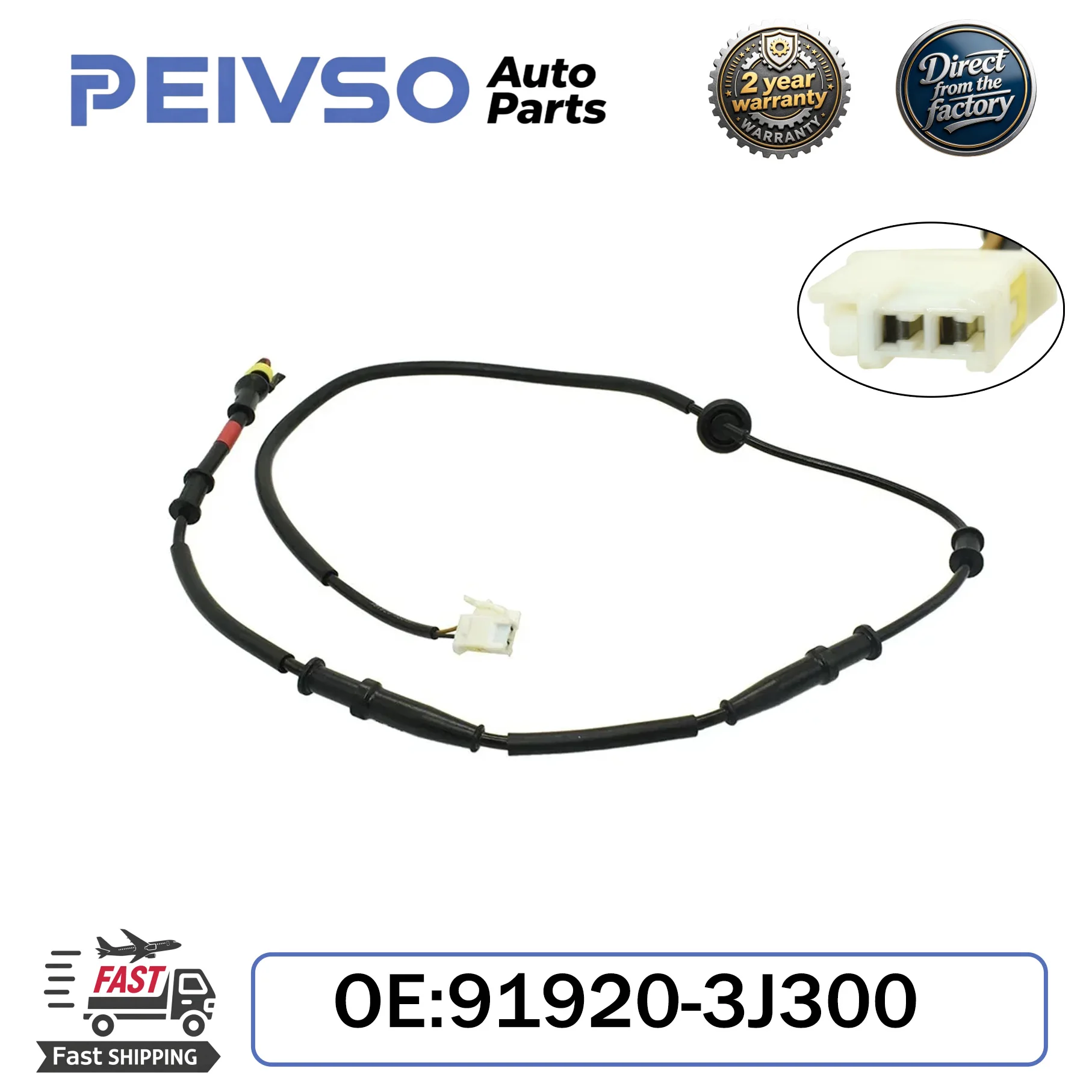 

PEIVSO NEW ABS Wheel Speed Sensor Rear Right 91920-3J300 919203J300 For Kia Sorento 2010 Car Accessories