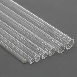 1Pcs OD 8-20mm Clear Hollow Round Tube 250mm Length Plastic Tube High Transparent Tube DIY Handmade Model Accessories