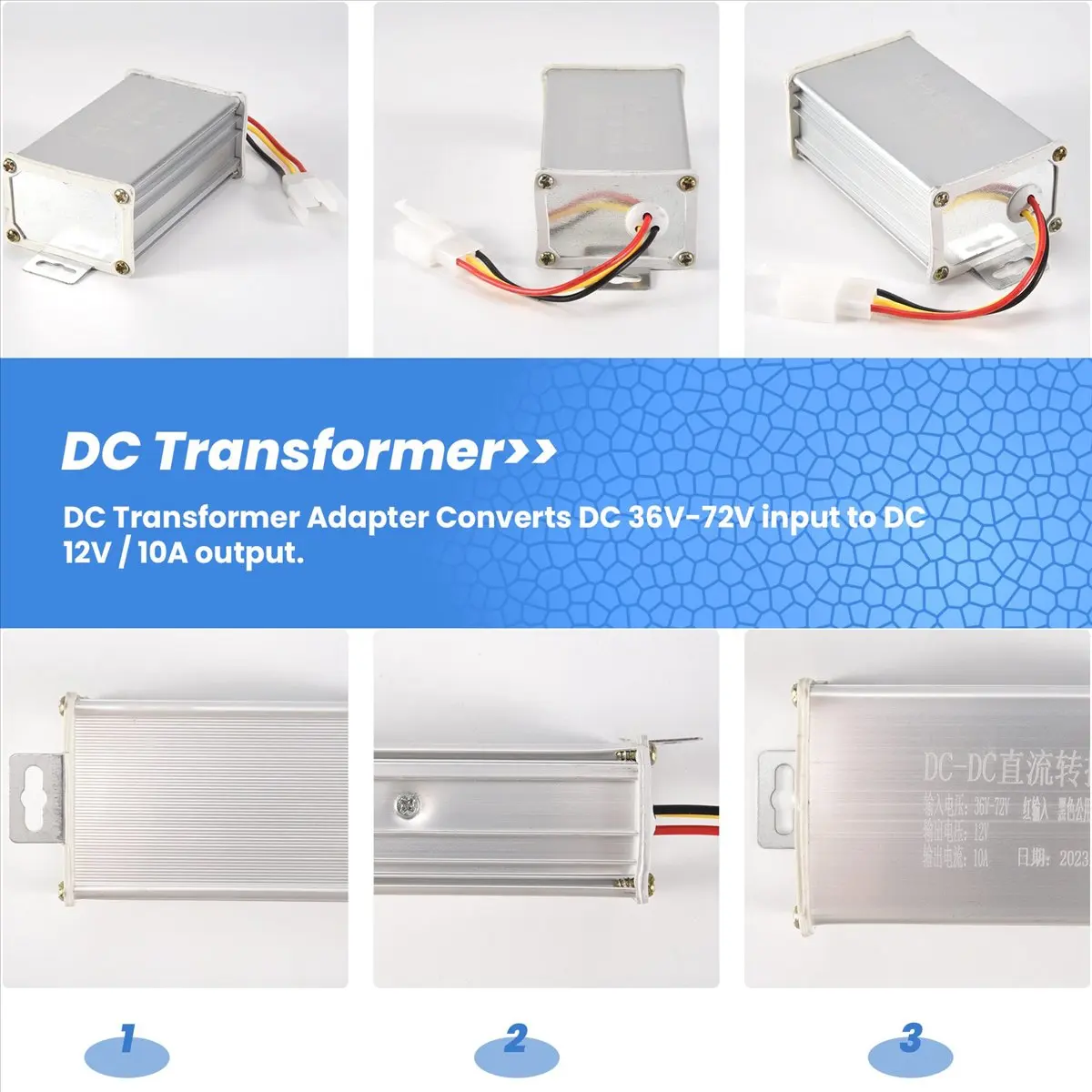L79A Electronic Transformer DC 36V 48V 60V 72V to 12V 10A Electric Bicycle Converter Adapter Down Transformer
