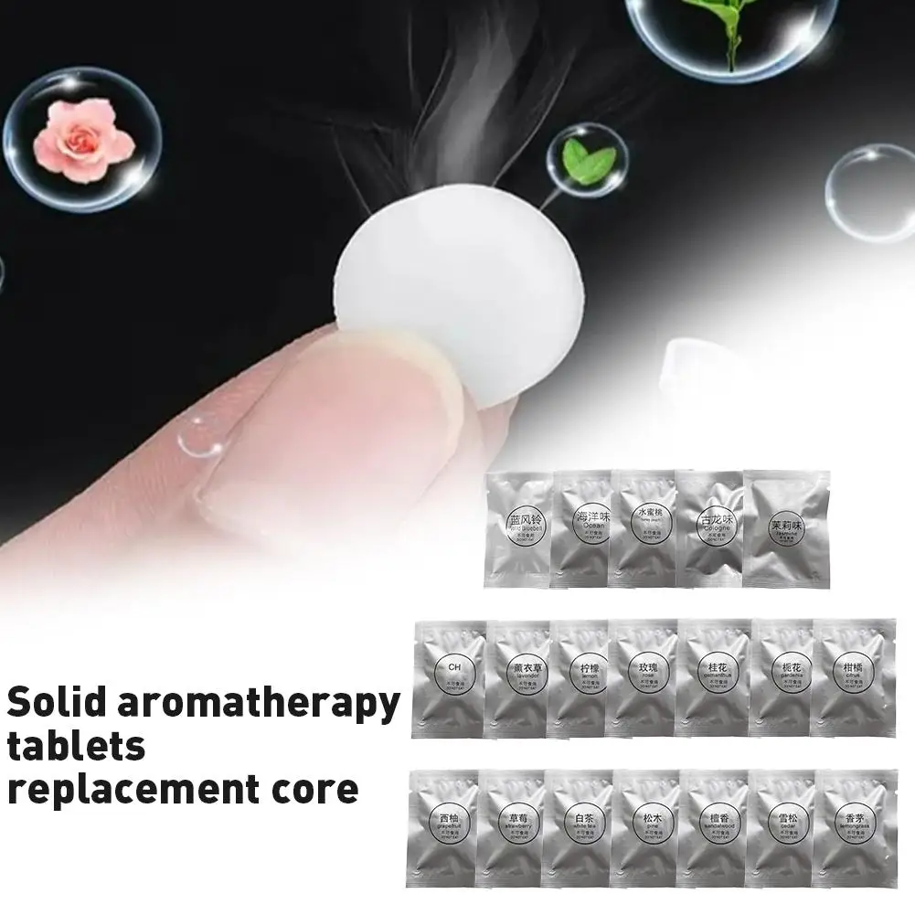 Compresse per aromaterapia Fragranze per bocchetta dell'aria per auto Diffusore di sapore Accessori interni per auto Compresse per deodorante per ambienti Ricarica Profumo solido
