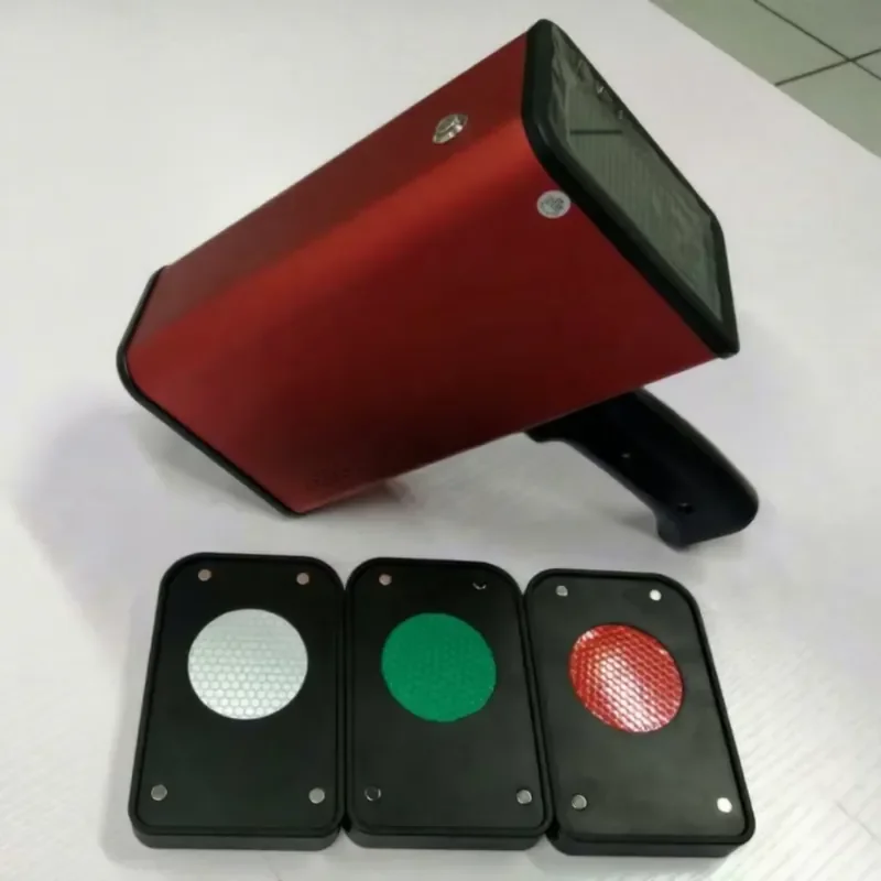 Reflecting Detect Retroreflective Test Road Traffic Marking Handheld Sign