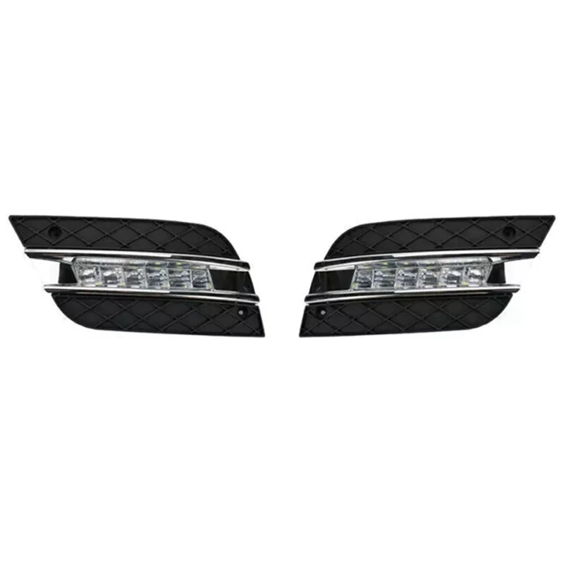 

Front LED Fog Lights DRL Daytime Running Light For Mercedes Benz ML350 W164 ML300 ML320 2010-2011