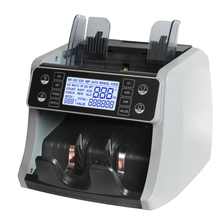 821Popular AL-160 Money  Uv Banknote Value Counter Cash Counting Machine Bill Counters Money Counting Machine