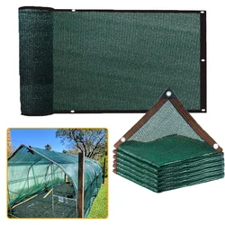 HDPE 3Pin Green Sunshade Net Sail Shade Outdoor Garden Canopy Awning Window Cover UV-Resistant Outdoor Swimming Pool Cover