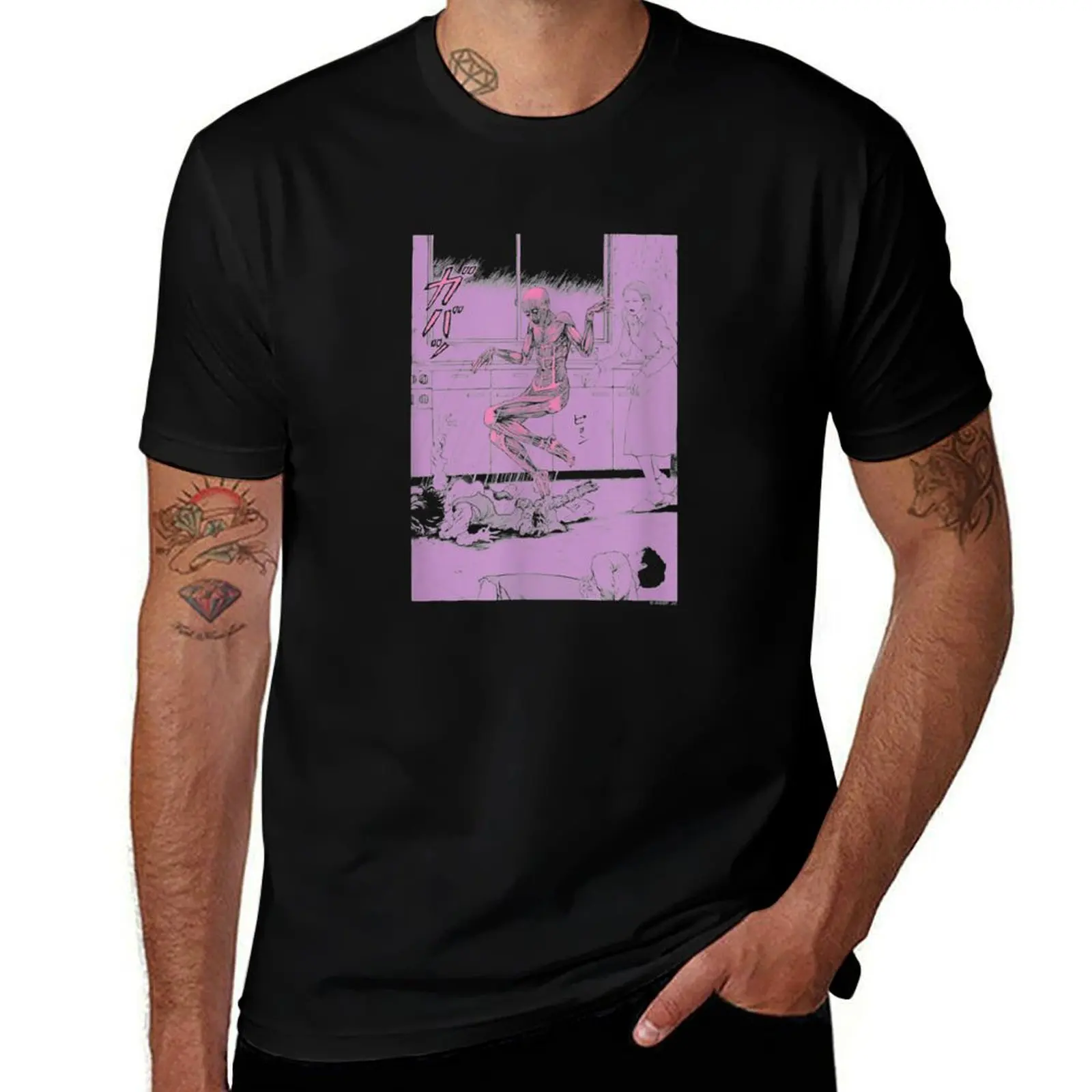 Ito.Junjiss Jumping Out Of Skin T-Shirt Casual Breathable Short Sleeve Top