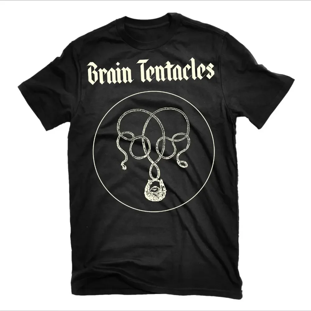 BRAIN TENTACLES Brain Tentacles T-Shirt NEW! Relapse Records TS4472 Tees Y2K tops Unisex Summer Short Sleeve