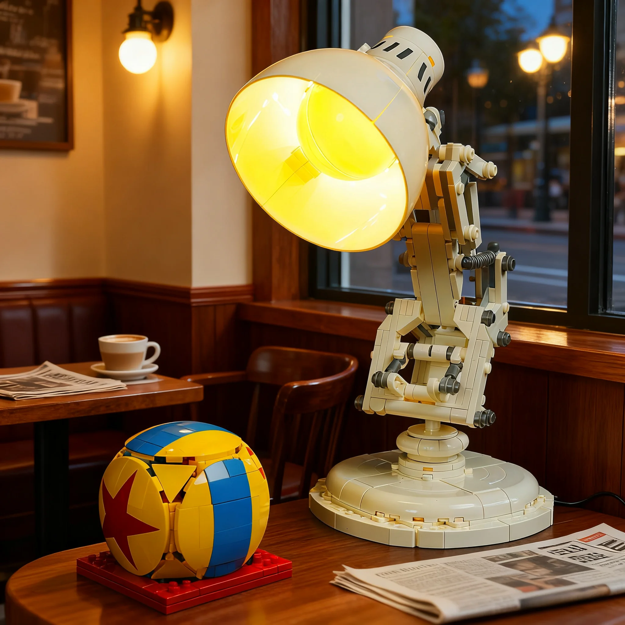MAXCXT LED Light For LEGO Pixar Luxo Jr.21357 DIY Decorative Lamp Not Include Building Blocks With Battery Box