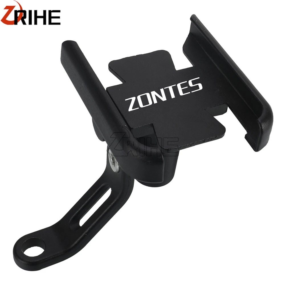 Motorcycle CNC for Zontes GPS Stand Bracket G1 125 ZT125 ZT310/R/T/V 368G Handlebar Mobile Phone Holder 368G/D/E/M/K 703F 703RR 6