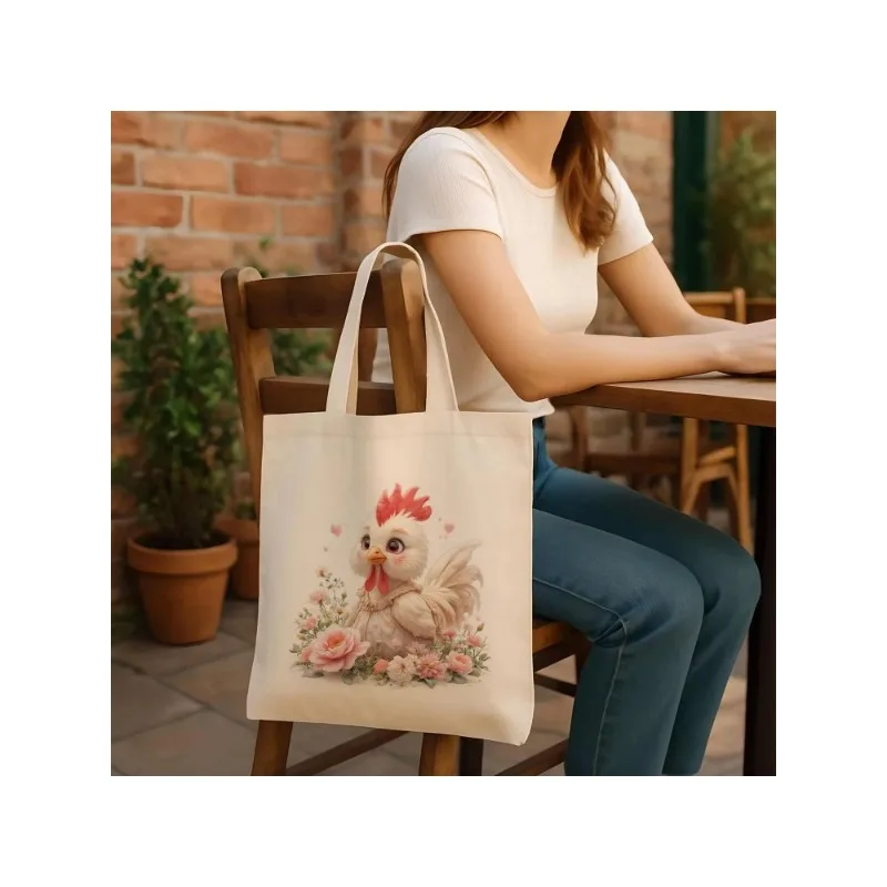 Sturdy Canvas Shoulder Bag Retro California Beach Palm Print Large Capacity Tote Bag for Beach Trip Shopping Western Home Summer