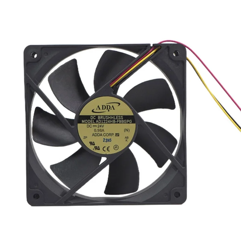 AD1224HB-F9BGPG 1225 fan 24v cooling axial flow fans