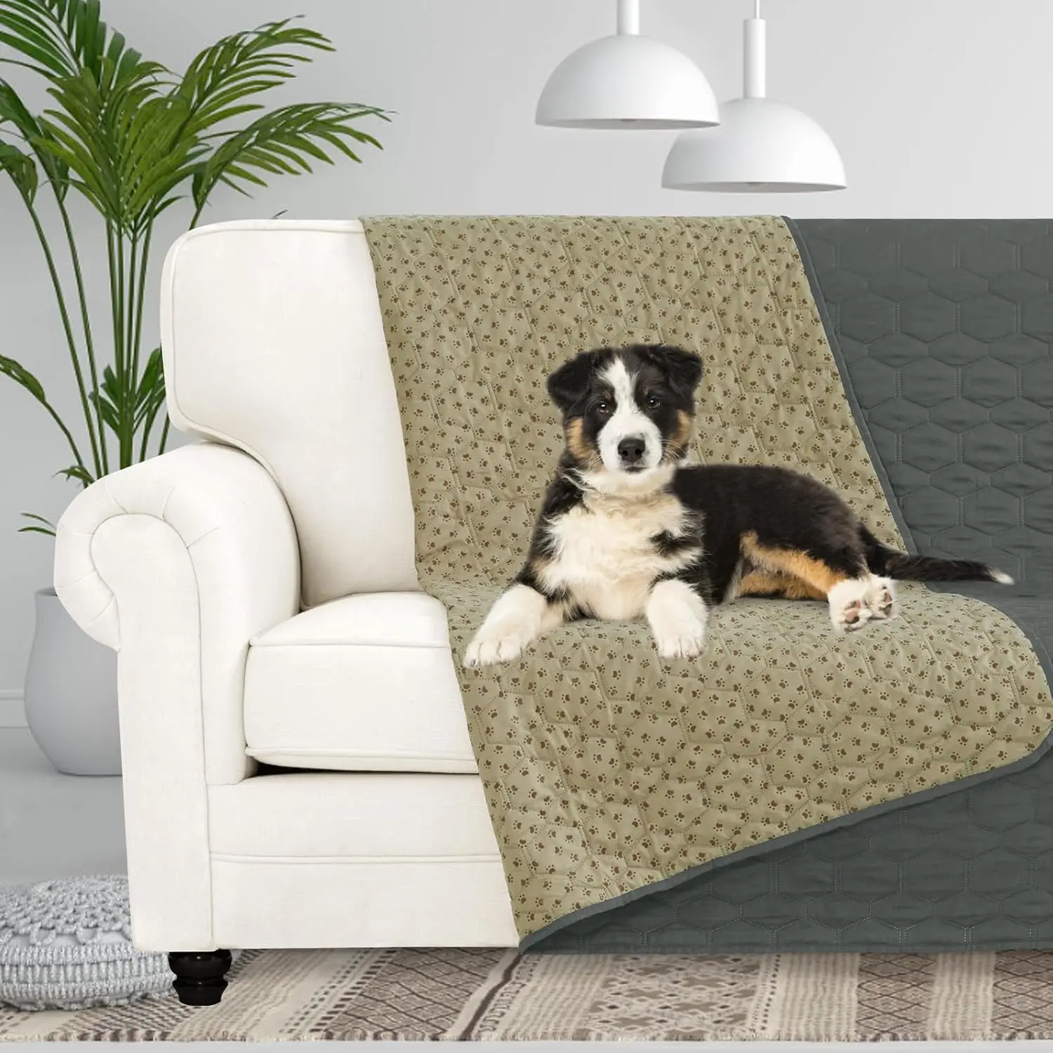 

100% Waterproof And Anti-Slip Dog Bed Cover, Washable Pet Blanket, Stain Resistant Sofa Couch Furniture Protector Cover For