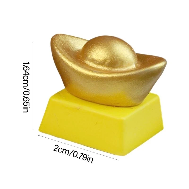 3D -смола Keycap Golden/Silver Dollar Form